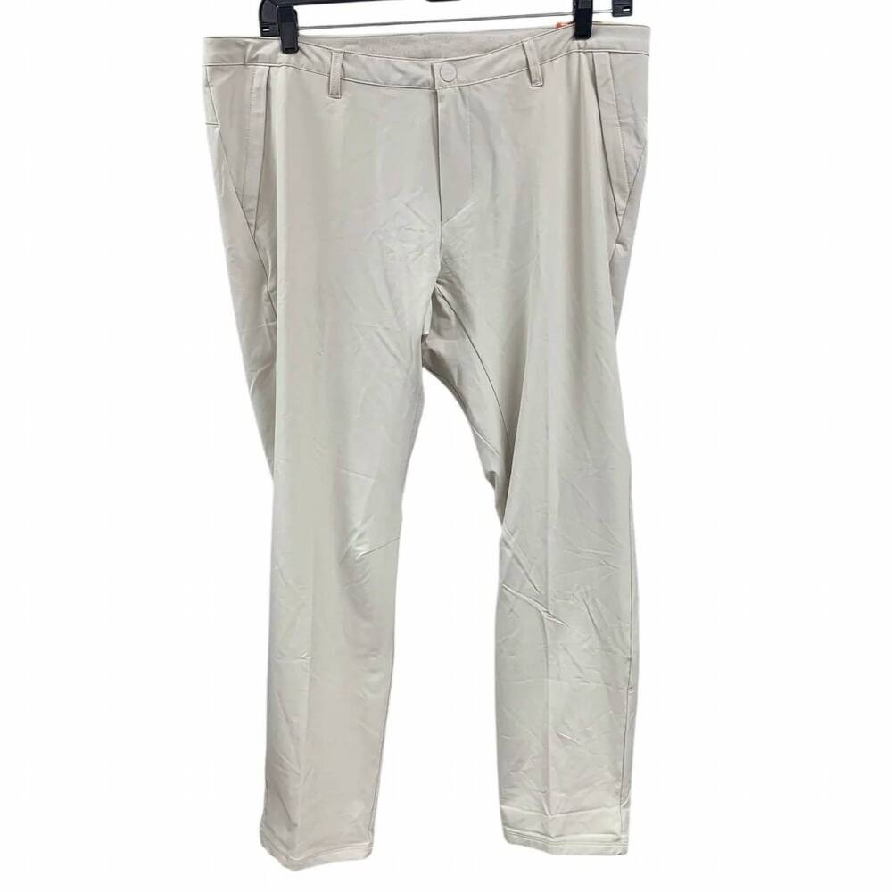 NEW ALL IN MOTION men's water repellant reflective athletic pants in khaki